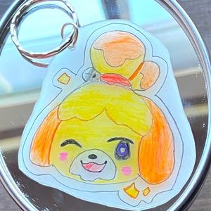 Isabelle animal crossing keychain